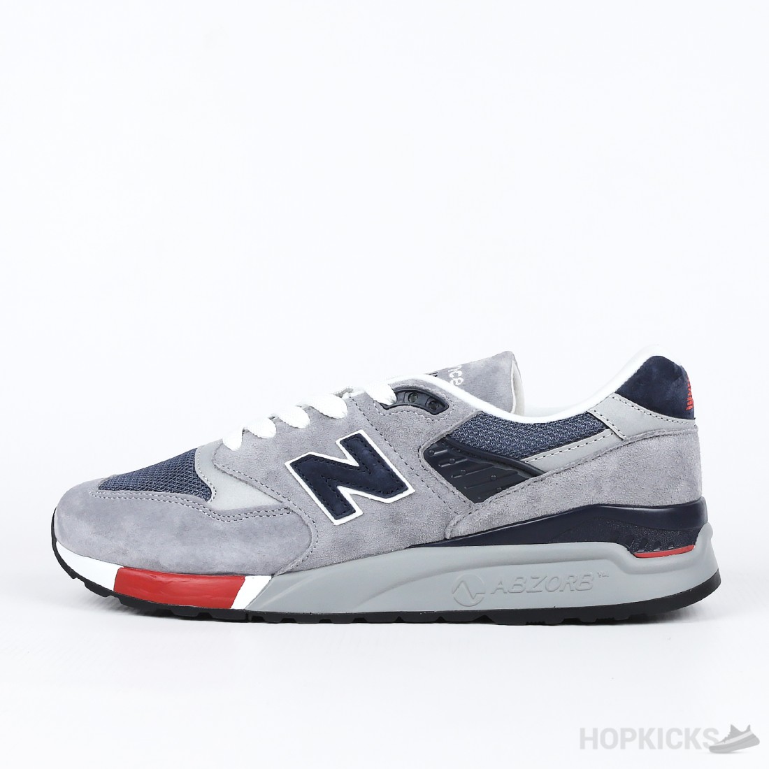 New balance 998 navy red grey best sale